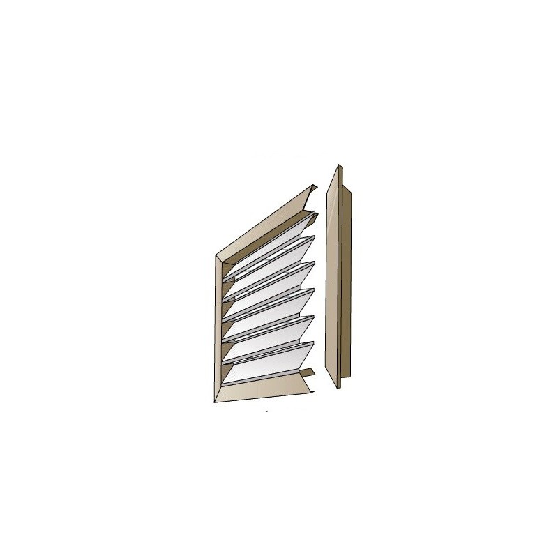 ALUACERO FLAP FRAME P 60 S 42X30X1.5 LENGTH 6 METERS